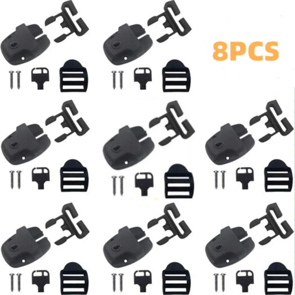 

8set Hot Tub Cover Broken Latch Repair Kit Have Slot Replace Latches Clip Lock With Keys And Hardwaress