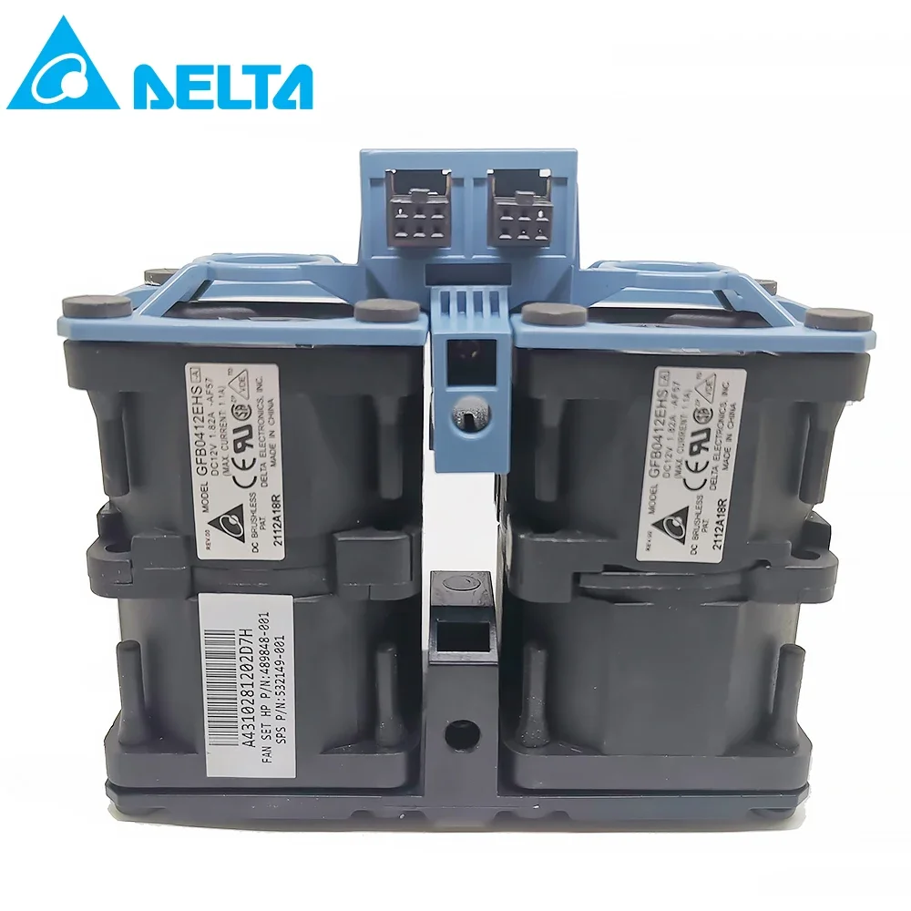 Per Ventola Server Delta Gfb0412Ehs Per Hp Dl360 G6 360 G7 Dc 12V 1.82A P/N: 489848-001 Sps P/N:532149-001