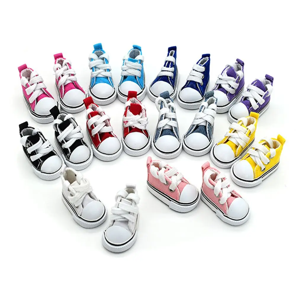 Accessories Handmade Mini Shoes For Children 1/6 Casual Shoes Sneakers Shoes Canvas Shoes Shoes