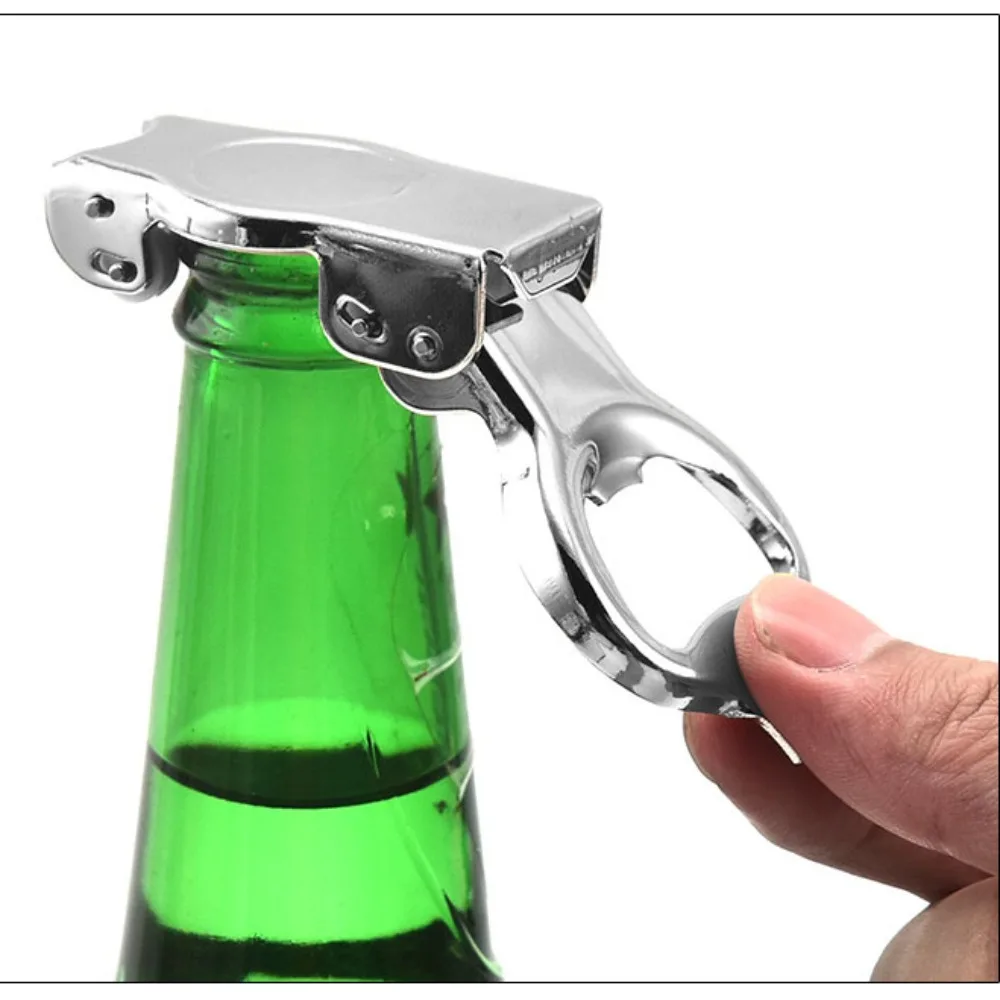 Neuer Edelstahl-Dosenöffner, Faltbarer Flaschenöffner für Getränke, Bierflaschenöffner für Zuhause – Detail 7