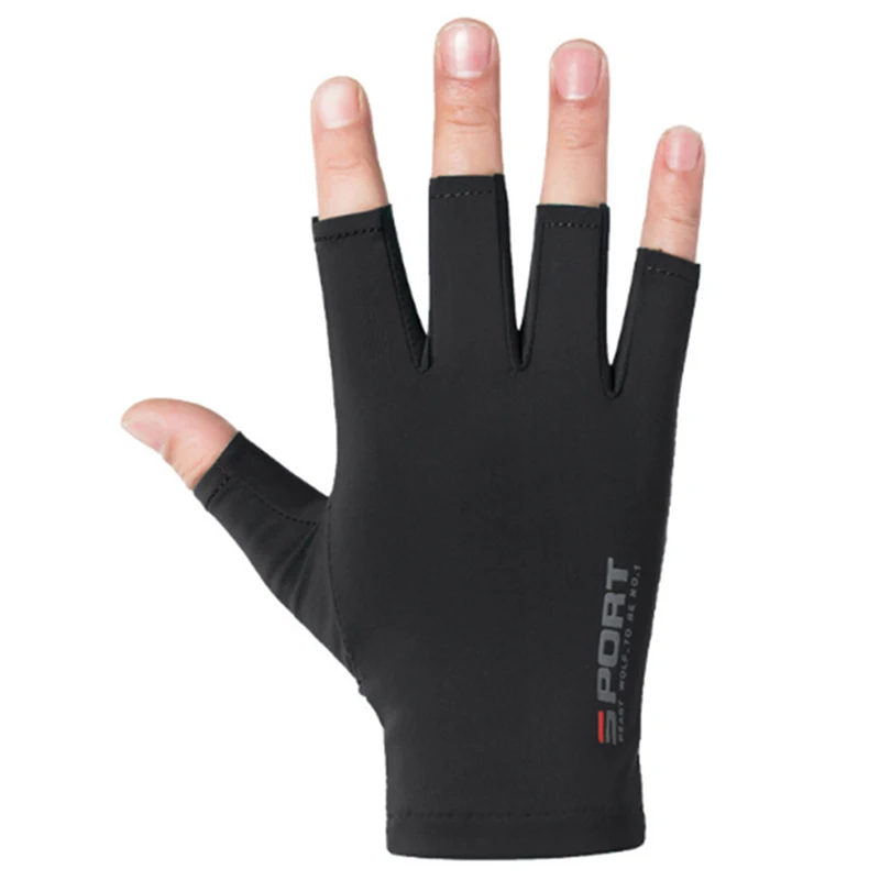Half Finger Gloves Breathable Ice Silk Non-Slip Bicycle Touch Screen Gloves,cycling gloves,half finger gloves,fingerless gloves,sports gloves