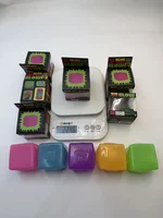 New Schylling Needoh Nice Cube Squishy Stress Toy Glow In The Dark Slow Rebound Sensory Glitter Pressure Relief For Adults gifts 3