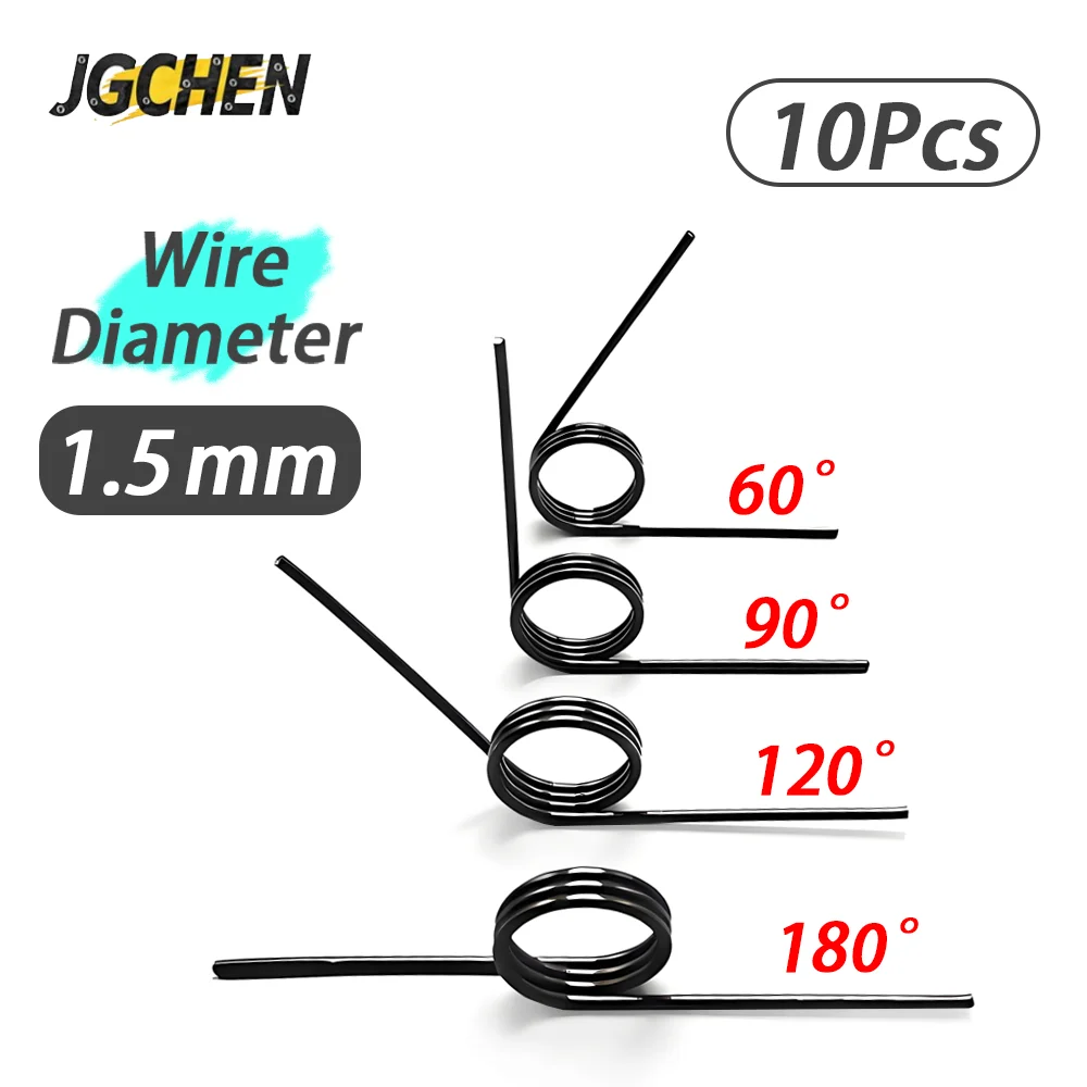 Screw With Spring Rotation 1.5mm Wire Diameter V-Shaped Torsion Spring Right Rotation Angle 60 90 ...