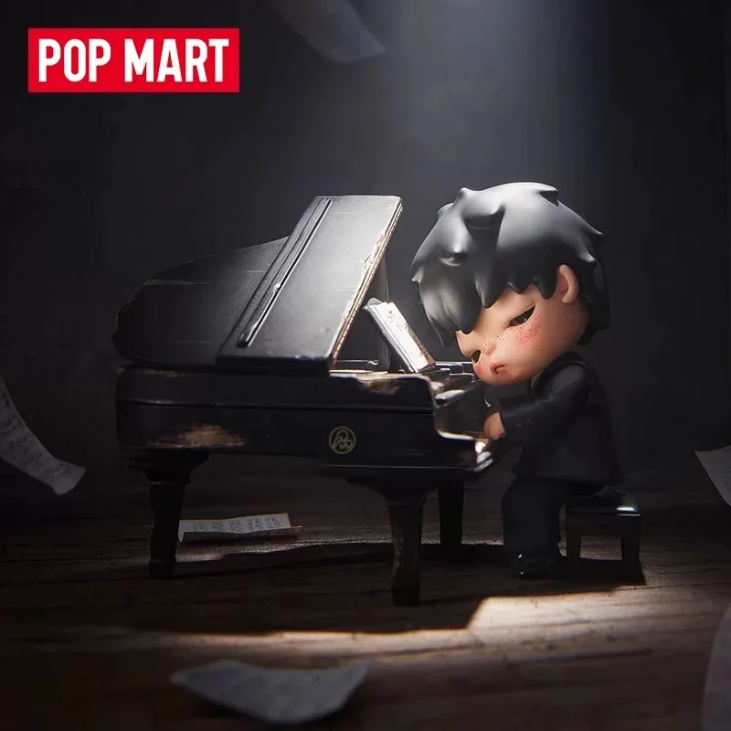 ポップマートHirono The Pianist Figure 2セット Genuine POPMART Hirono pianist figurine series Small blind box