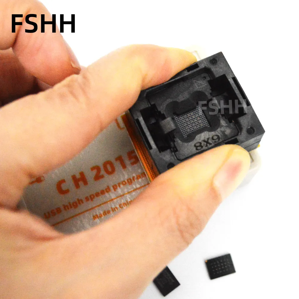 SPI ÷ USB α׷ CH2015 + TFBGA24 to DIP8  BGA24 6X8MM, ÷ 25Q64/25Q128 eeprom/AVR/ ÷ α׷ 