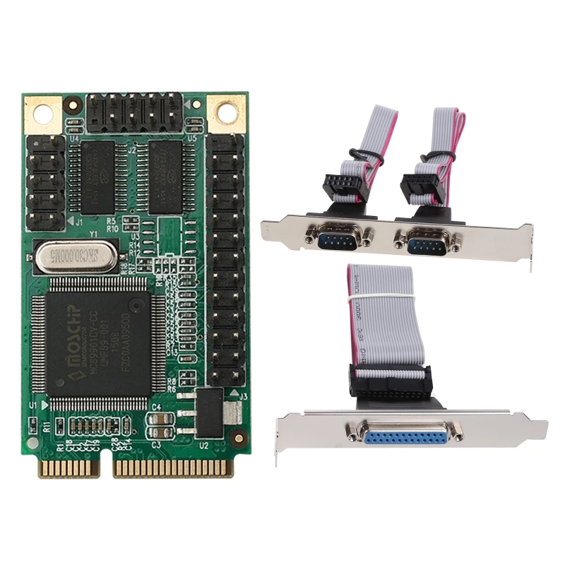 

Комбинированная карта параллельного последовательного интерфейса PCI-E 1 параллельный, 2 последовательных порта RS232 PCI для 6