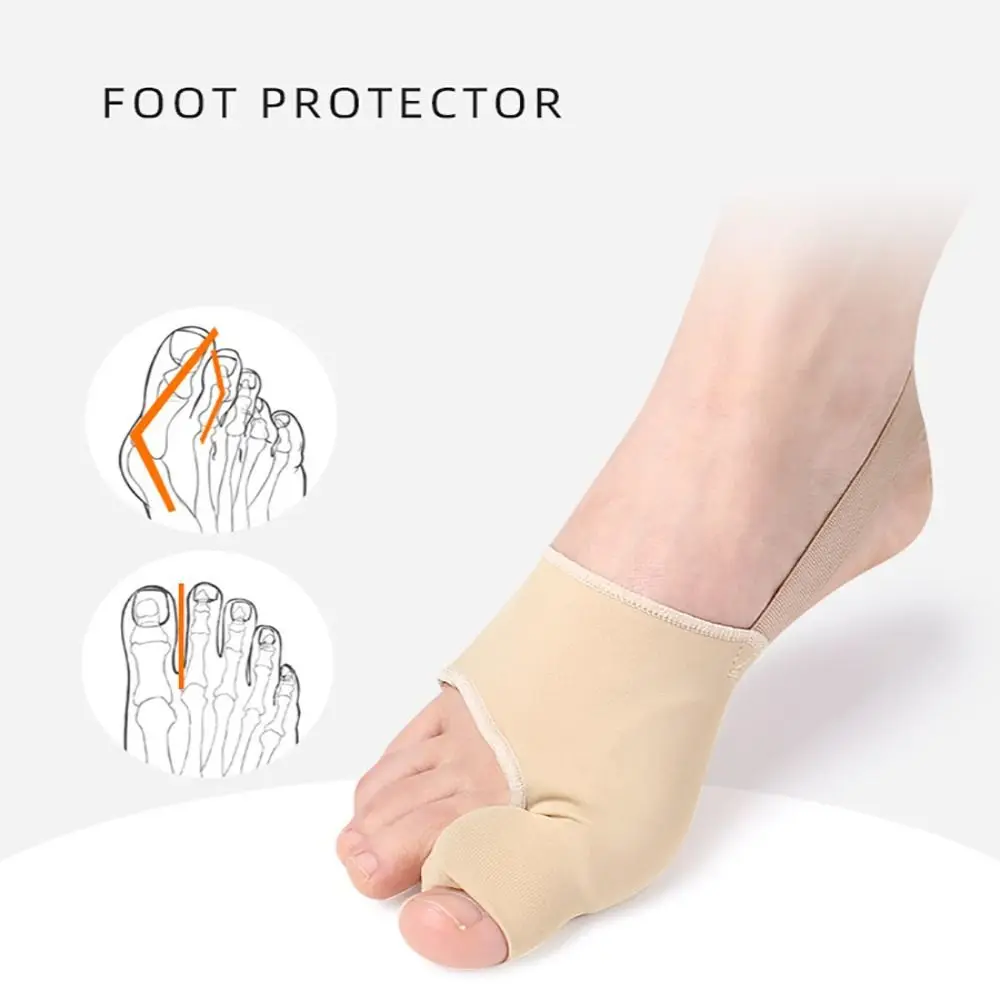

1Pair Silicone Nion Corrector Toe Straightener Corrector Bunion Splint Hallux Valgus Correction Non-Slip Breathable Foot Care