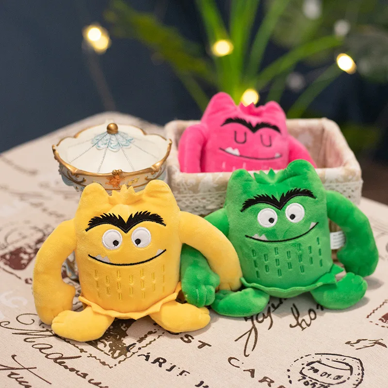 Farbe Monster Emotion Plüsch Spielzeug Baby Beschwichtigen Emotion Plushie Nette Gefüllte Puppen Kind Weihnachten Geburtstag Geschenk niedlichen spielzeug 15cm