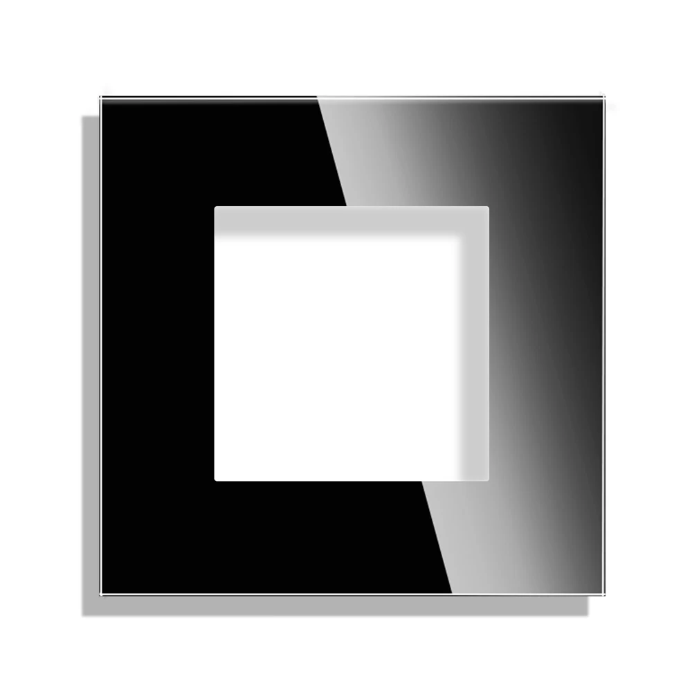 Sd5cde725f9114861b8c17aa355034522P Bingoelec DIY TV Satellite USB Button Switch EU UK Standard Sockets Crystal Glass Frame Panel Free combination Home Improvement