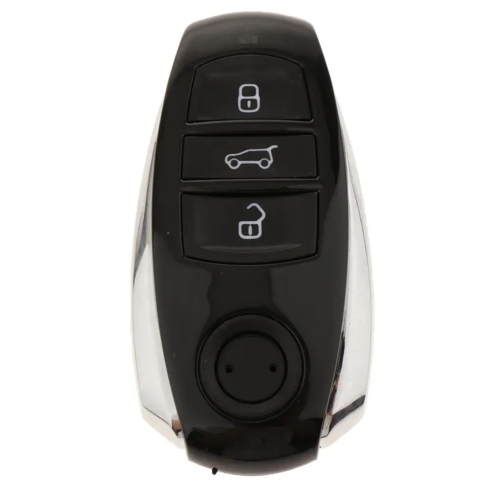 Key Fob Remote Cover Protector Shell Case Cover for Touareg Silver Edge