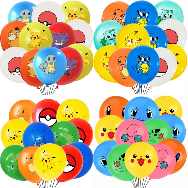Bannière Pokémon Pikachu en Latex pour Enfant, Décoration de ixd' Anniversaire, Ballon, Gâteau, Fourniture, Cadeau, 1 Ensemble - AliExpress