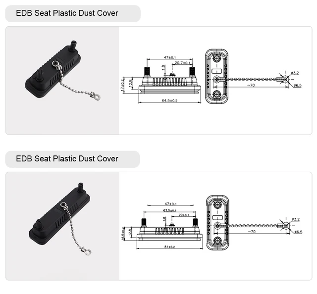 Waterproof DSUB VGA and D09 Dust Cover -- DataPro
