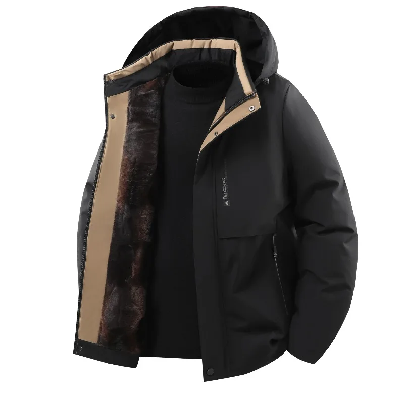 Cotton Windproof Warm Fishing Jacket for Winter Outdoor Leisure