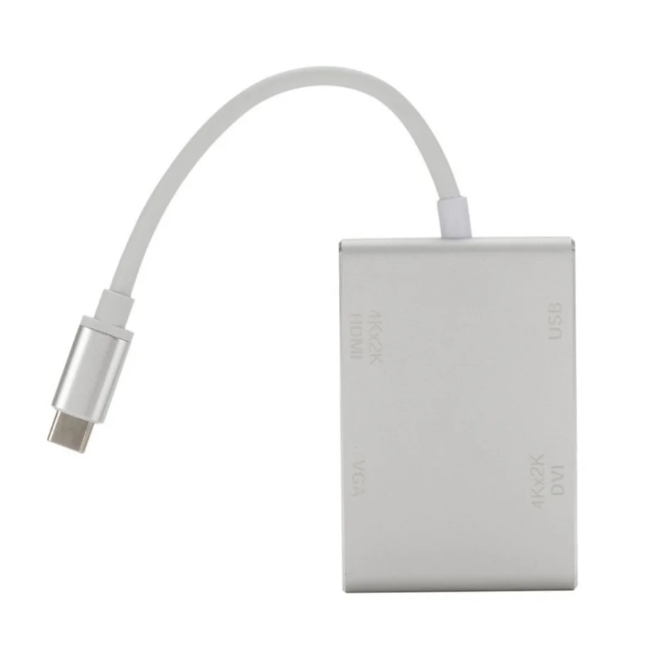 4  1 4k USB 3.1 c-VGA DVI USB 3.0 HDMI ȣȯ  ̺, Ʈ   USB C  й