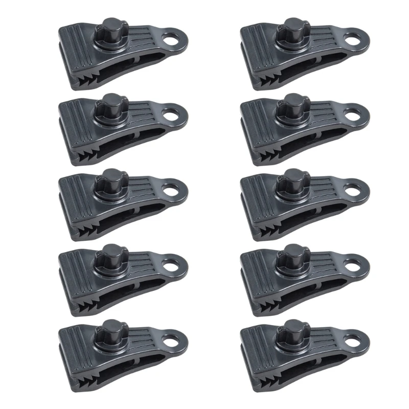 

10Pcs Tarp Clips Lock Grip Clamps Thumb Screw Tent Clip Tent Fasteners Clips Holder Pool Awning Cover Bungee Cord Clip