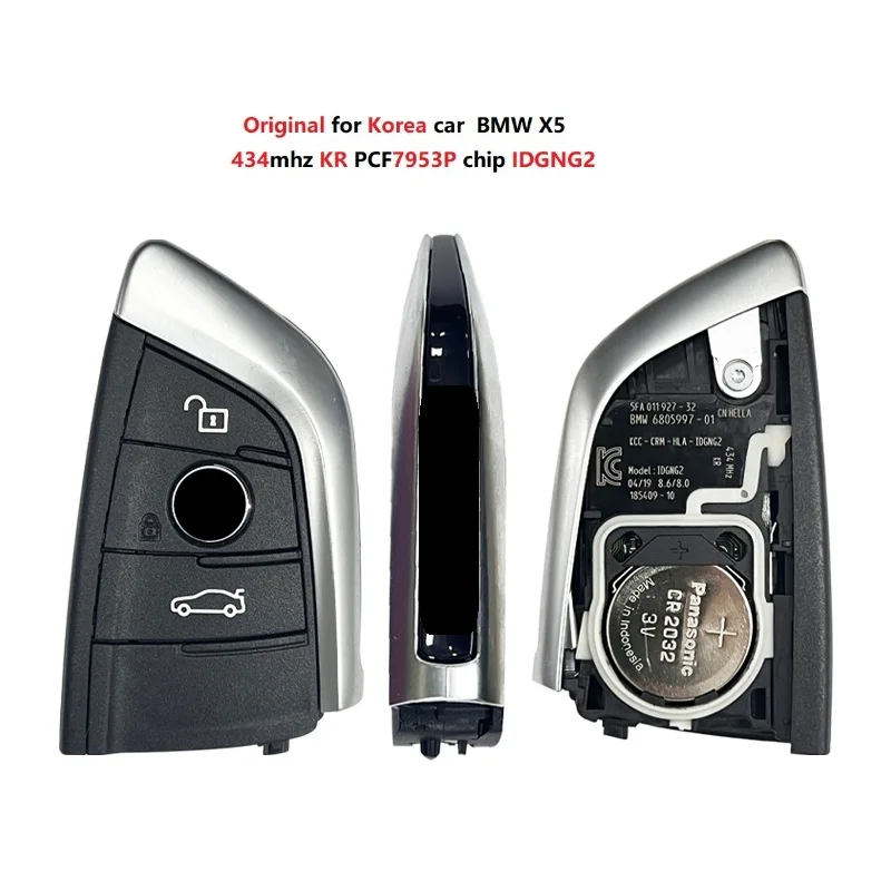BMW X5 Original Keyless Remote Key FOB 3 Buttons 434MHz PCF7953P IDGNG2 1