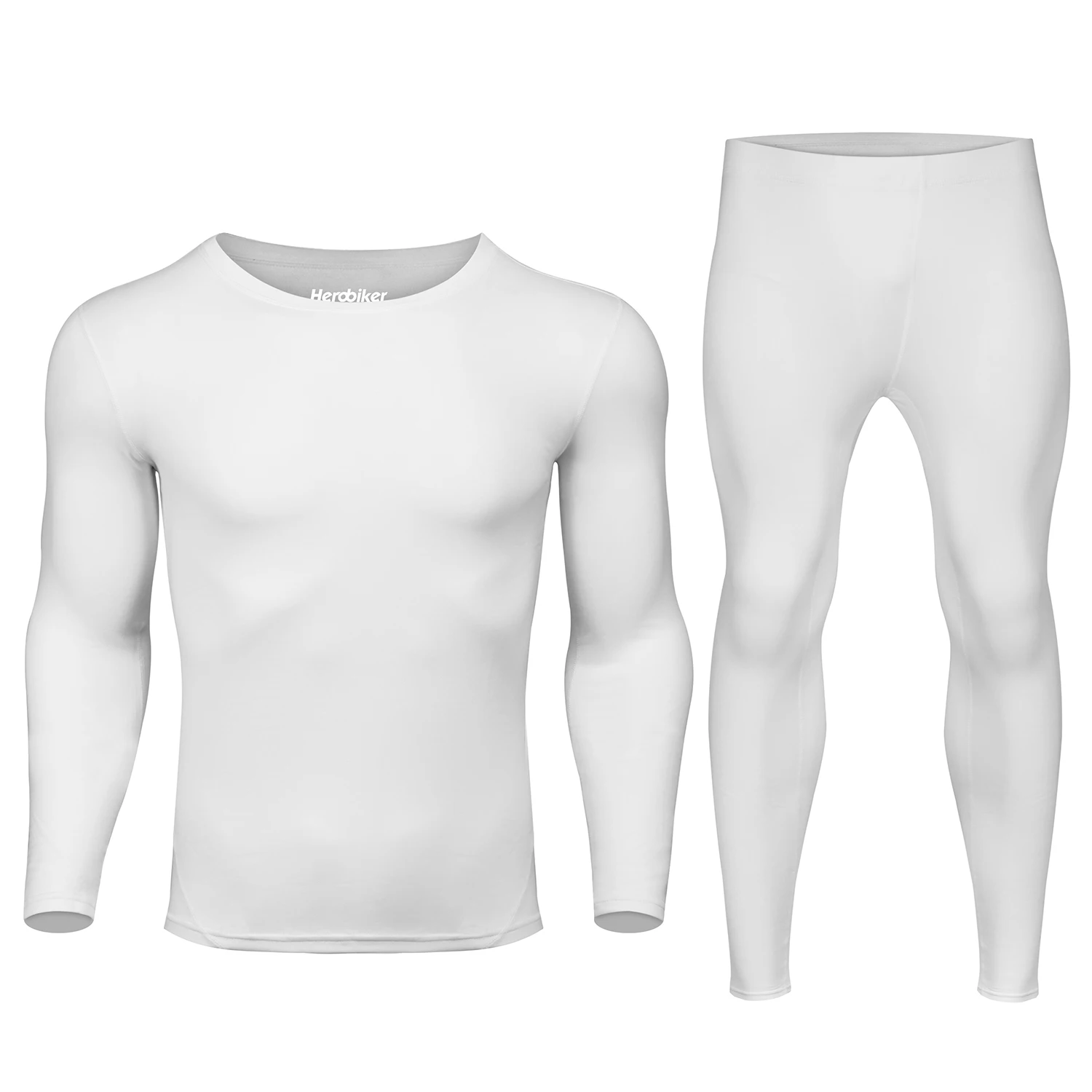 Men Fleece Lined Thermal Underwear Set Winter Warm Long Johns Shirts & Tops  Bottom Suit Multicolor ski warm Tights suit