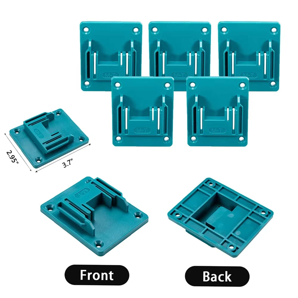5PCS Tool Holders Battery Holders Mount for Makita&Bosch 18V Battery Drill Tool