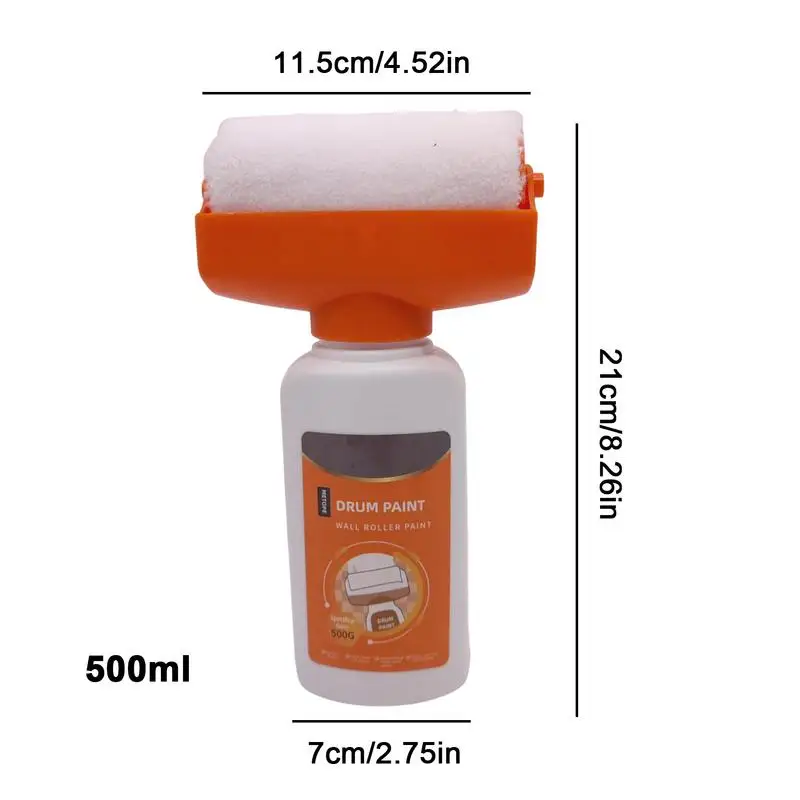 Wall Repair Roller Paint Drywall Repair Paint Quick Dry Eco-friendly Latex Compact Water Resistant Roller Wall Patching Paste