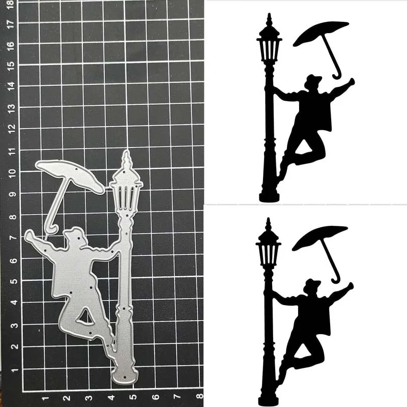 

Men Lighthouse Metal Cutting Dies for DIY Painting Decorative Embossing Handicrafts Template Cutting Dies