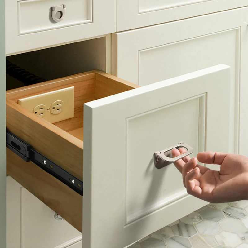 Metal Buffer Drawer Slides 2Pcs