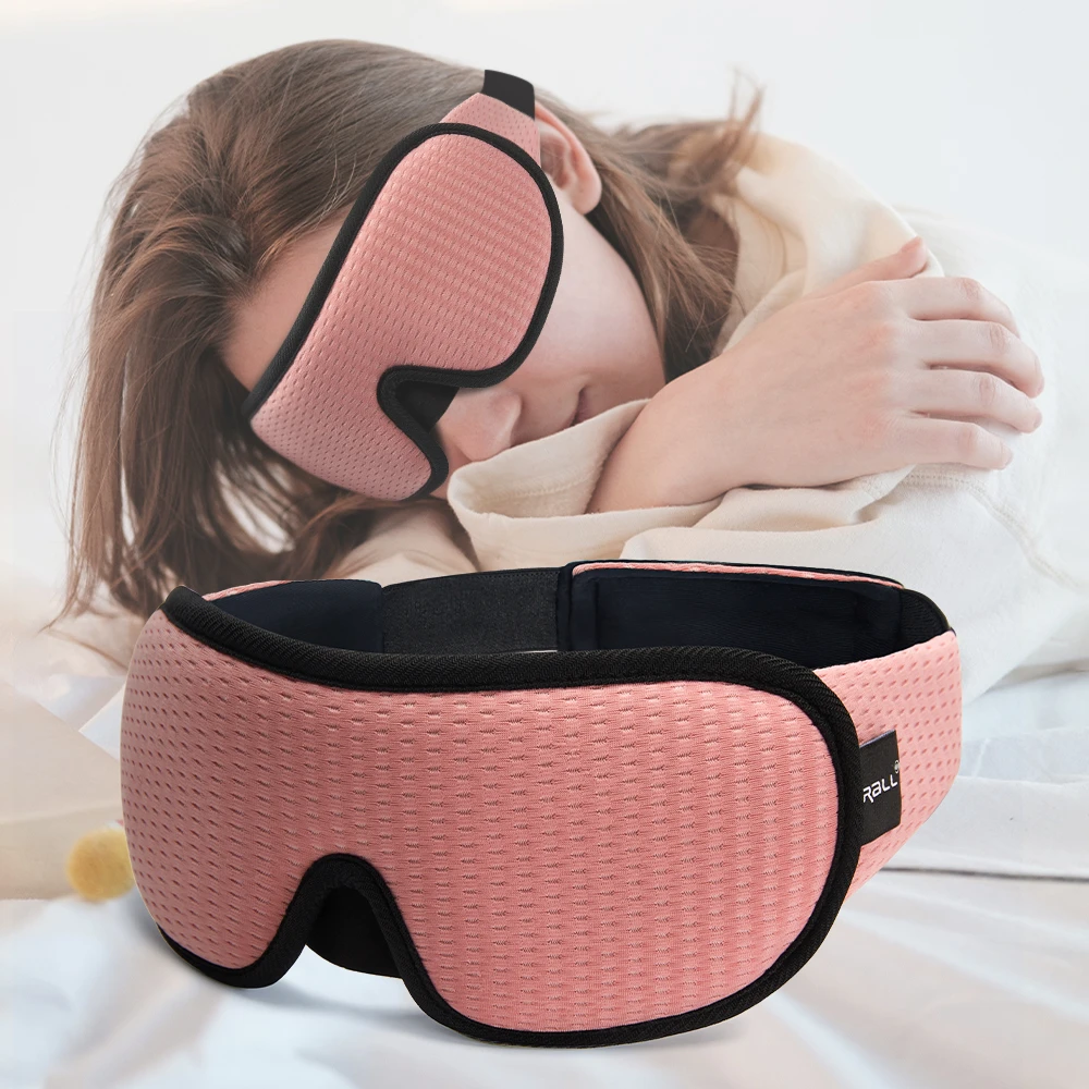 3D Sleeping Mask 100 Blackout Blindfold Sleep Mask for Eyes Smooth