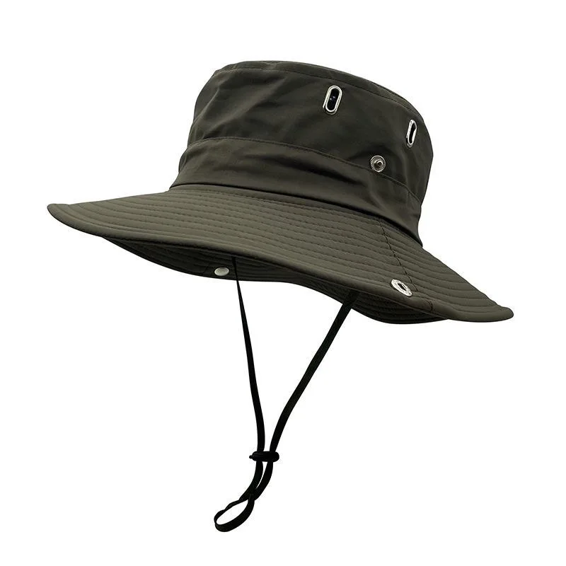 

Men's Sunshade Large Eaves Sun Hat Riding Hiking Fishing Outdoor fisherman's Cap Fashion Sun Hat