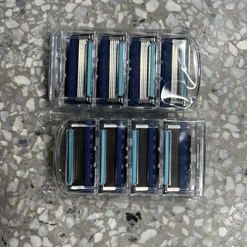 Rasoio da uomo, rasoio da barba premium, peli di barba viso rasoio a 5 strati viene fornito con lame sostituibili, ricariche a 5 strati 1