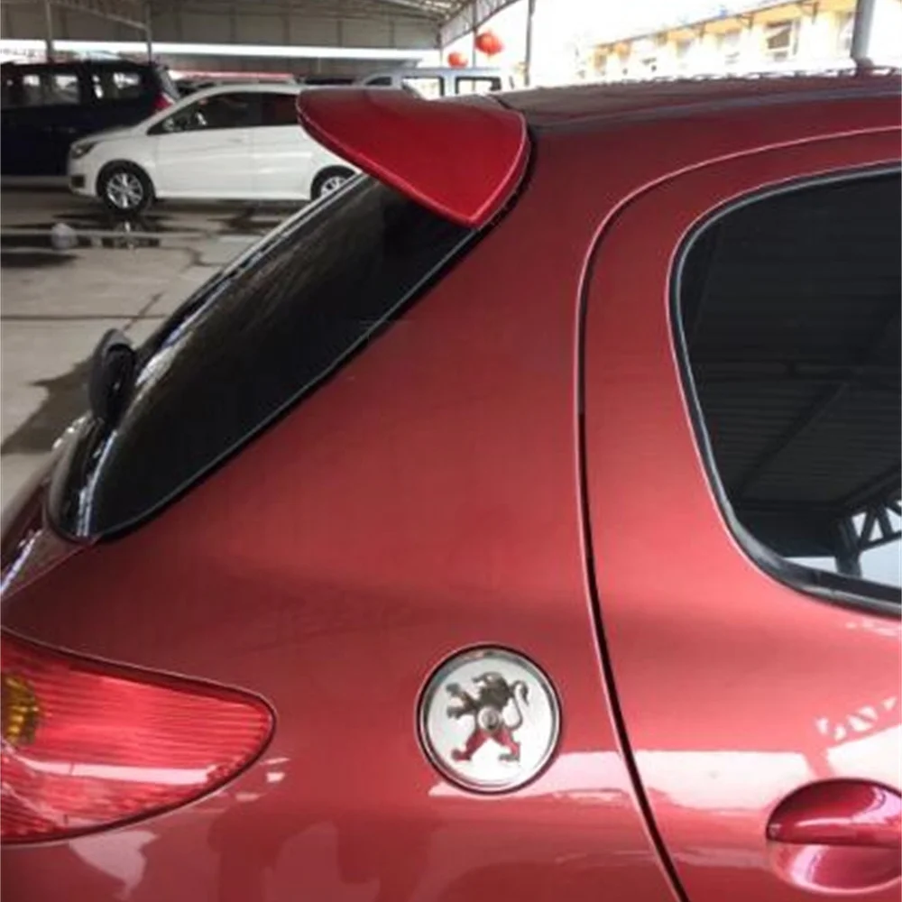 Per Peugeot 206 Spoiler Di Alta Qualità Materiale Abs Auto Ala Posteriore Primer Spoiler Posteriore Per Peugeot 206 207 Spoiler
