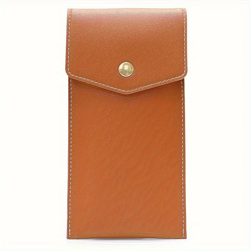 Premium PU Leather Pen Case - Elegant Signature Pen Holder & Leak-Proof Storage Bag