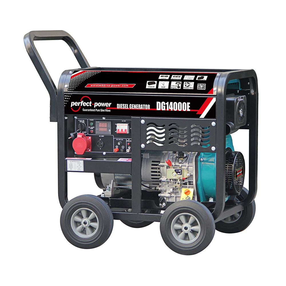 

10KW single cylinder air cooled open portable generator for sale