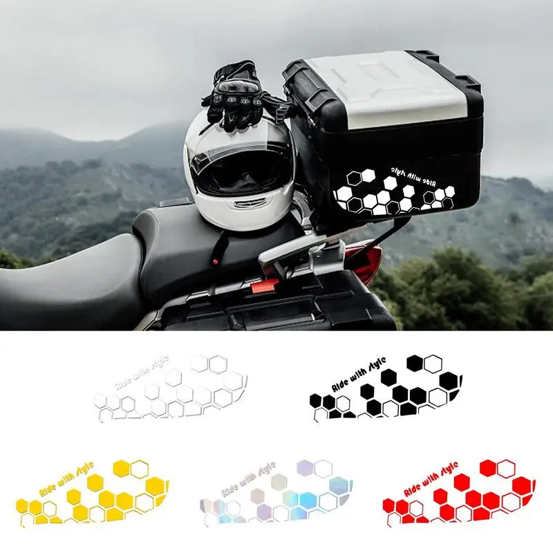 

Reflective Car Decor Outside Sticker Honeycomb Car Stickers Motorcycles Styling R Decal Sticker Tank Decoration For Motorcycle