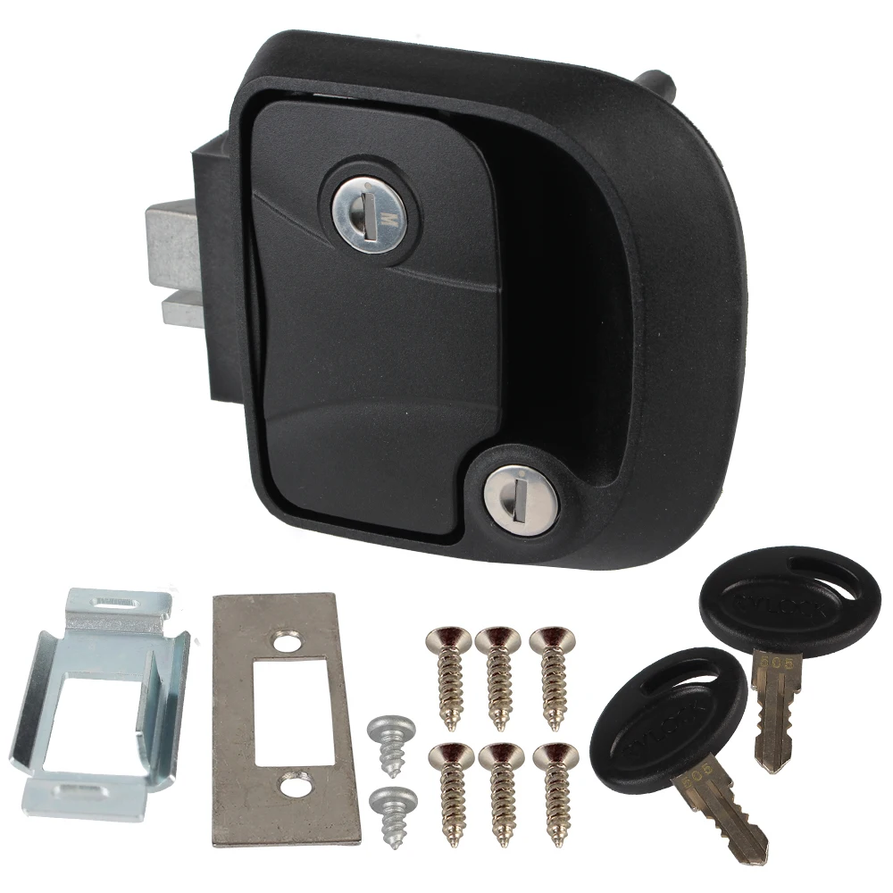 RV Double Door Lock with Keys 2