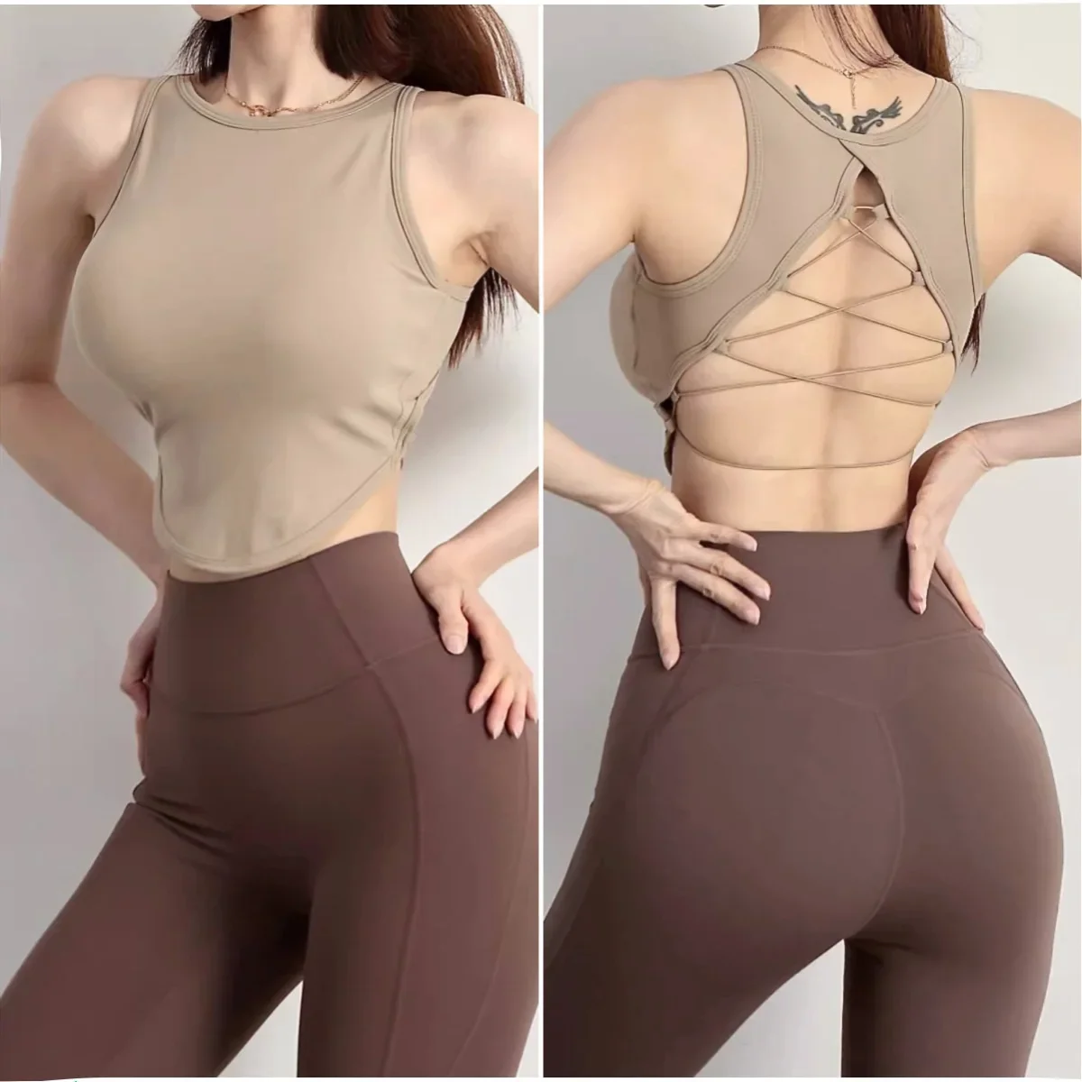Sports Bra Women Underwear Push Up Yoga Crop Top Bras Athletic Vest Gym Fitness Shirt