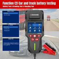 KONNWEI KW700 12V 24V Car & Truck Battery Tester with Print function Battery Analyzer Cranking Test Charging Test 10-2000CCA - Image 5