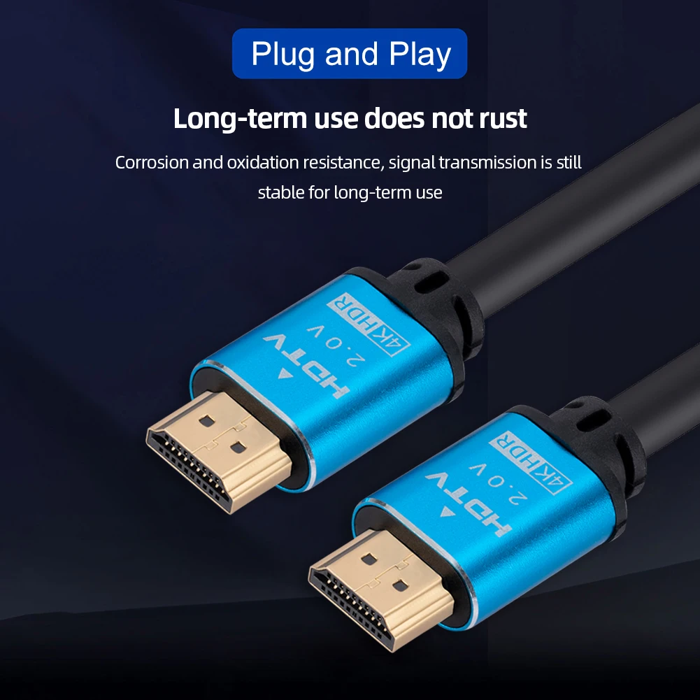 HDMI-compatible2.0 ̺   HDMI-compatible2.0 ڵ, ǻ ƮϿ 3D Ŀ ̺, 18Gbps , 4K 60HZ