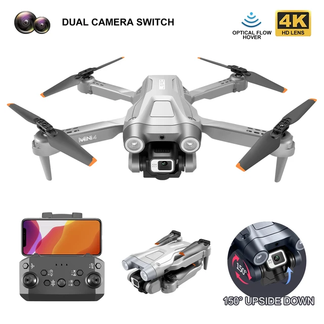 New Mini4 Drone 4K HD Dual Esc Camera Optical Flow Positioning Obstacle Avoidance Foldable Helicopter  Quadcopter RC Dron Toys 6