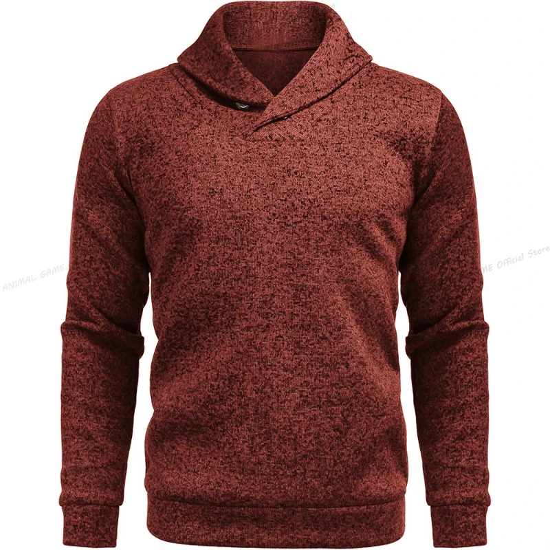 Autumn and Winter Men's Long Sleeved Turtleneck Slim Fit Sweater