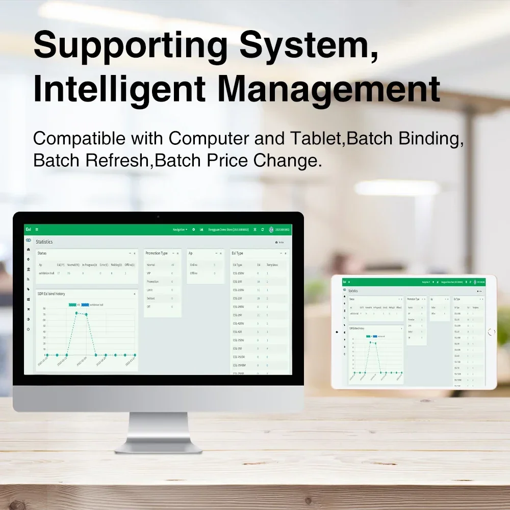 베이스 스테이션 전자 선반 라벨 디지털 데모 키트 ESL 전자 가격표 게이트웨이 시스템