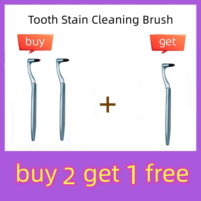 

GECOMO Tooth Stain Cleaning Brush Deep Cleans Gum Mouth Does Not Hurt Teeth To Remove Calculus Portable Dental Cleaner