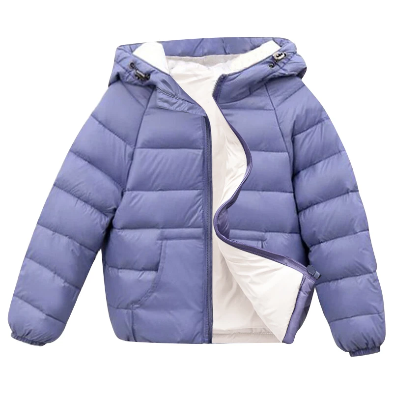 Children's Lightweight Down Jacket Boys Girls Candy Color 2-8 ye