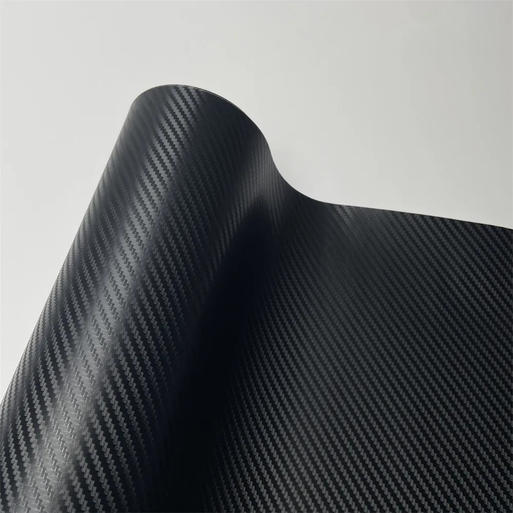 3D Carbon Fiber Vinyl Car Styling Film Waterproof Adhesive Wrap DIY Automotive Interior Exterior Decoration Sticker