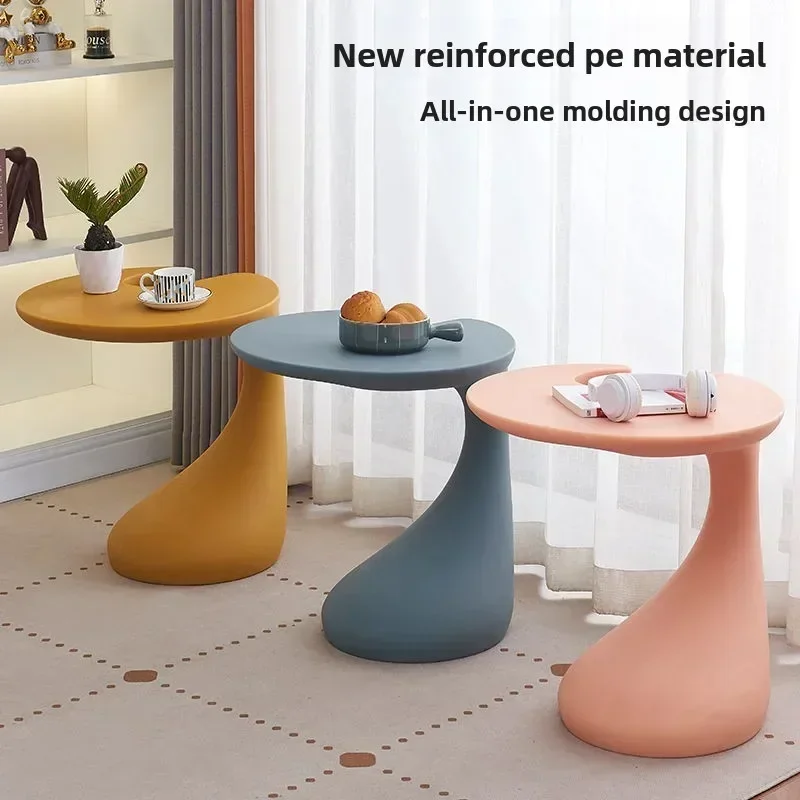 طاولة قهوة جانبية عصرية بتصميم نوردي، طاولة بلاستي...