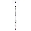 2-Step Ladder, Aluminum Lightweight Folding Step Stool with Project Top, Silver, Tested to US Safety Standards 2