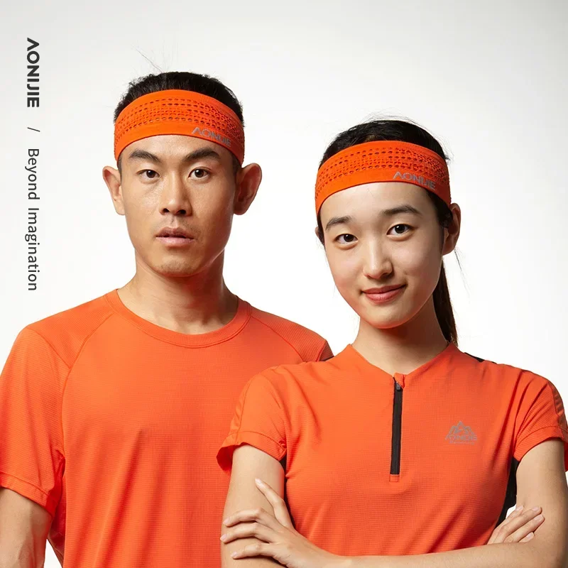 AONIJIE E4423 Workout Sports Headband Non-slip Sweatband Wrist Band Soft Stretchy Bandana Running Yoga Gym Fitness Running
