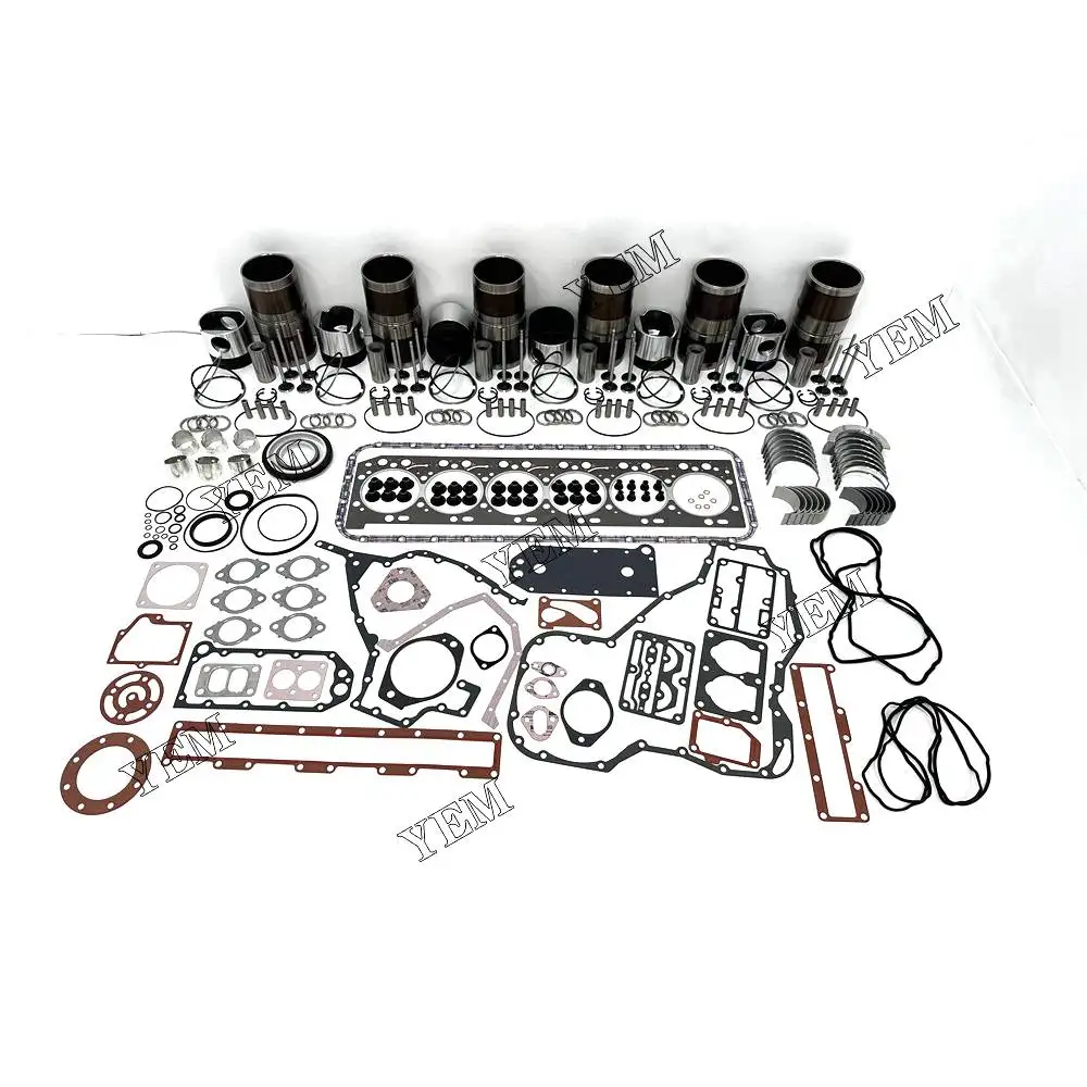 

New QSL9 Repair Kit With Head Gasket Set Cylinder Piston Rings Liner Bearing Valves For Cummins Excavator diesel parts