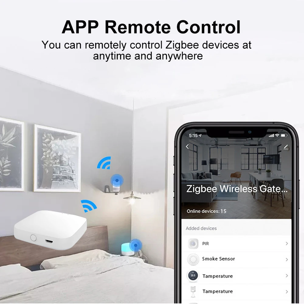 Tuya Zigbee Multi-model Gateway Hub Smart Home Bluetooth Bridge Wired/Wireless Remote Control Center Works With Alexa Google