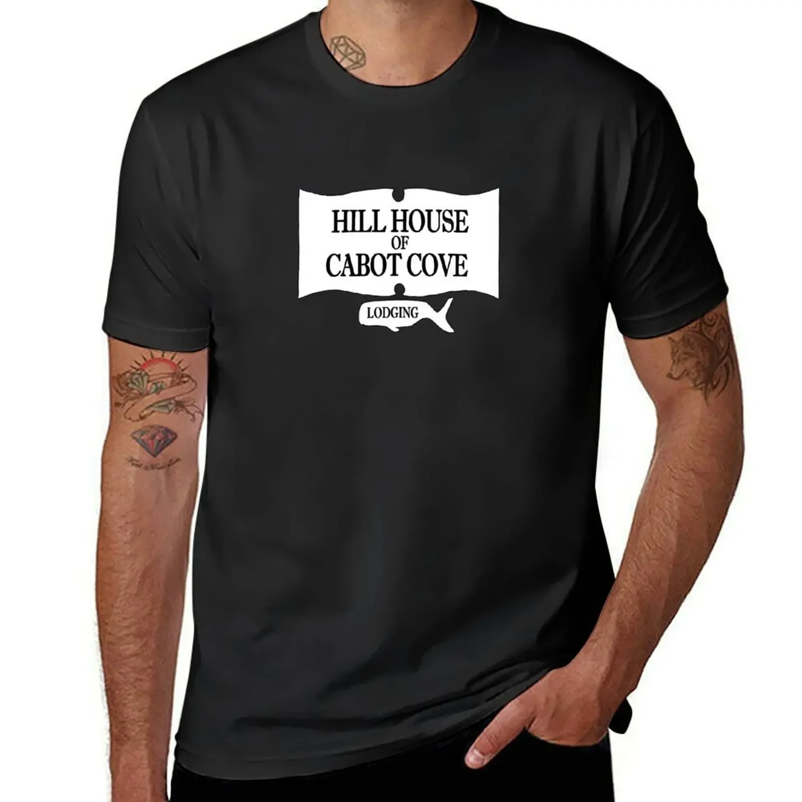 Hill House Of Cabot Cove T-Shirt Abbigliamento Estetico Oversize T-Shirt Oversize Da Uomo