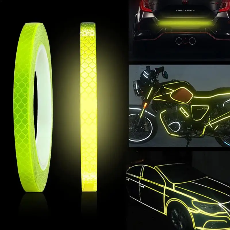 Reflective Tape Outdoor Waterproof Safety Strips Waterproof Reflective Tapes High Visibility Security Marking Self Adhesive