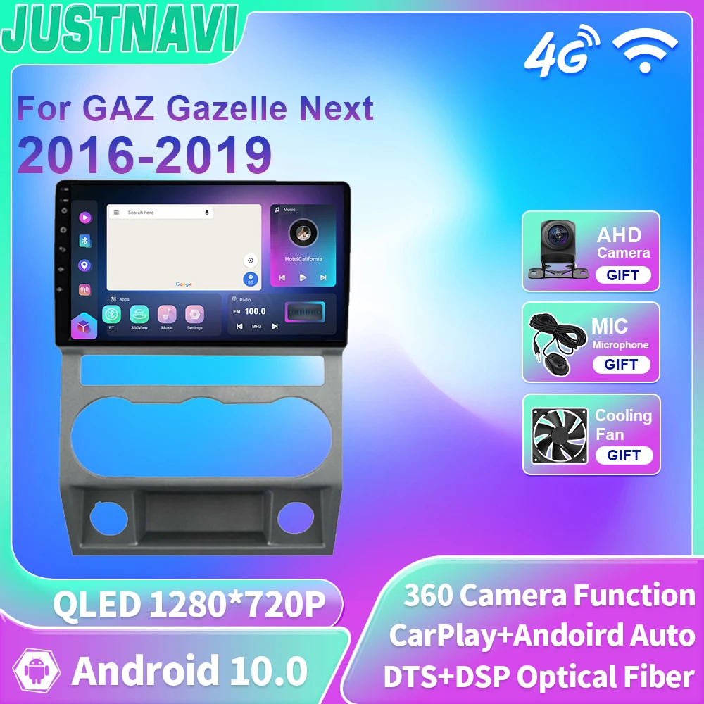 

JUSTNAVI For GAZ Gazelle Next 2016-2019 Android Video Player 4G WIFI BT Carplay Autoradio Navigation GPS Car Radio Stereo 2 Din